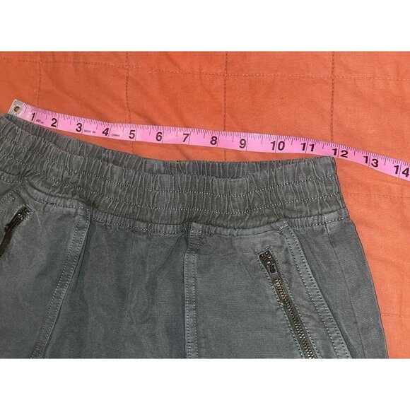 Aerie Green Olive  High Waist Pull on  Cotton Casual Women's Shorts Size XS - Picture 5 of 8